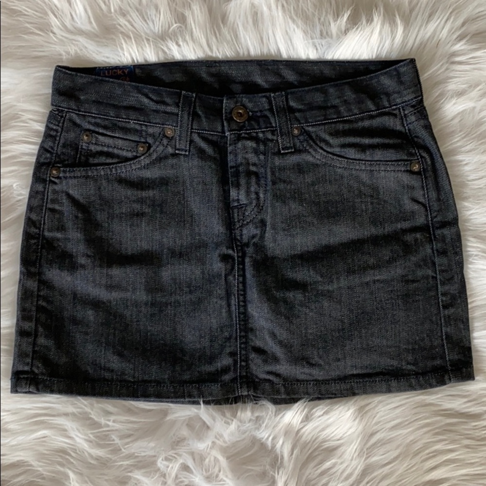 NWOT. Lucky Brand Denim Mini Skirt.